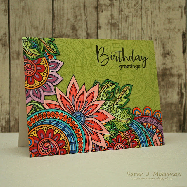 Simon Says Stamp! Simon Says Cling Rubber Stamp ORNATE BACKGROUND SSS101763