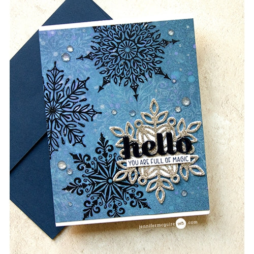 Simon Says Stamp! Tim Holtz Cling Rubber Stamps SWIRLY SNOWFLAKES CMS319 | color-code:ALT1