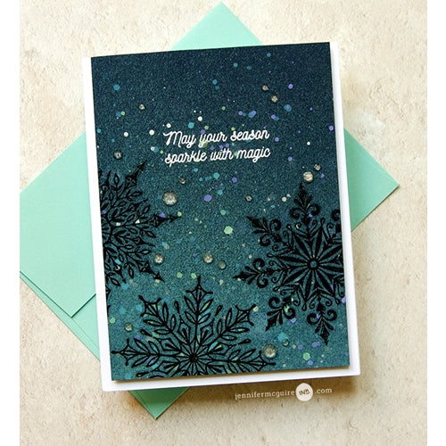 Simon Says Stamp! Tim Holtz Cling Rubber Stamps SWIRLY SNOWFLAKES CMS319 | color-code:ALT2