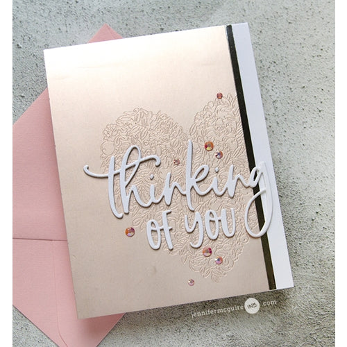 Simon Says Stamp! Tonic BURNISHED ROSE Mirror Card Satin Cardstock 9488E | color-code:ALT03