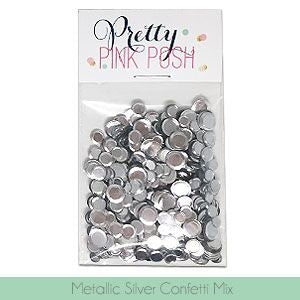 Simon Says Stamp! Pretty Pink Posh METALLIC SILVER CONFETTI