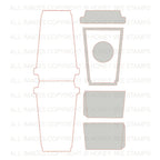 Simon Says Stamp! Honey Bee COFFEE CUP CARD Dies HBDS-CC