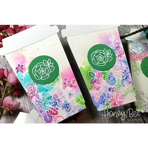 Simon Says Stamp! Honey Bee COFFEE CUP CARD Dies HBDS-CC