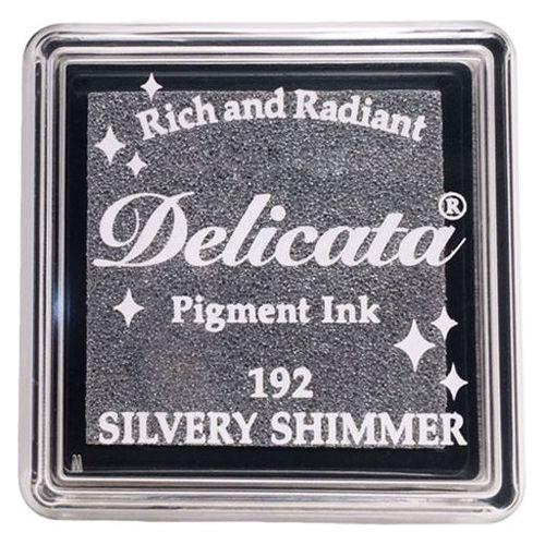 Simon Says Stamp! Tsukineko Delicata SMALL SILVERY SHIMMER Ink Pad DESML192
