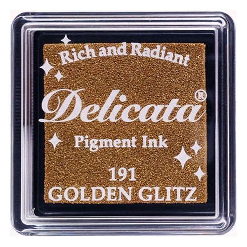 Simon Says Stamp! Tsukineko Delicata SMALL GOLDEN GLITZ Ink Pad DESML191