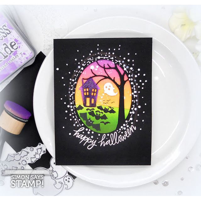 Simon Says Stamp! Simon Says Stamp FRIENDLY GHOSTS Wafer Dies S497
