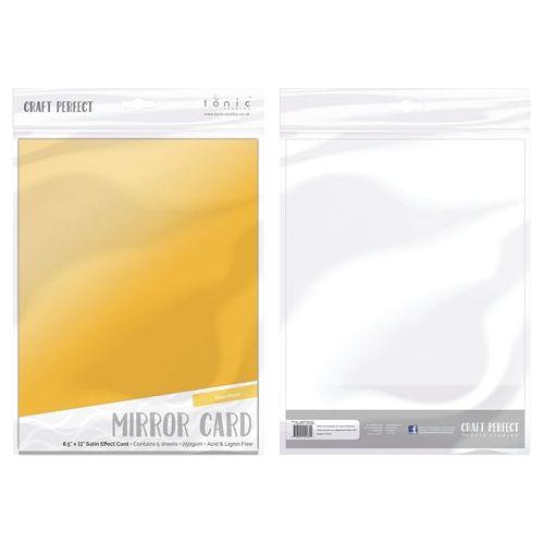 Simon Says Stamp! Tonic GOLD PEARL Mirror Card Satin Cardstock 9481E