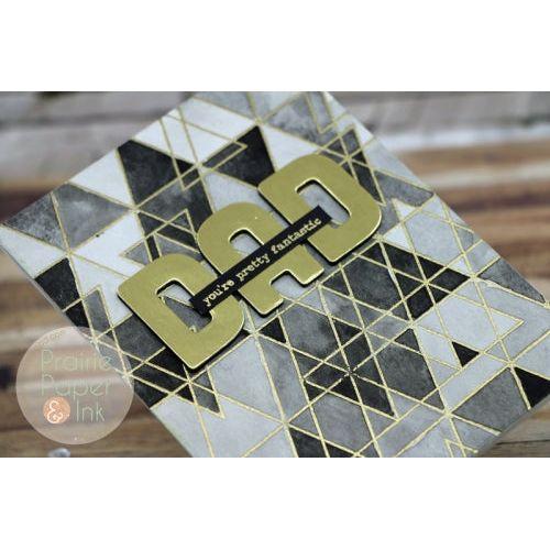 Simon Says Stamp! Tonic GOLD PEARL Mirror Card Satin Cardstock 9481E