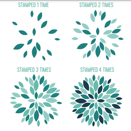 Simon Says Stamp! Concord & 9th DAHLIA TURNABOUT Clear Stamp Set 10293