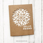 Simon Says Stamp! Concord & 9th DAHLIA TURNABOUT Die 10294