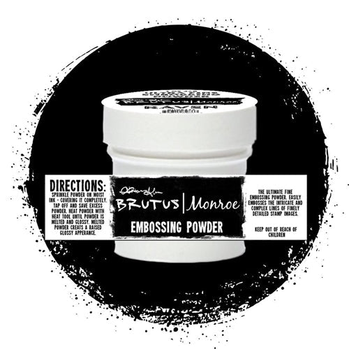Simon Says Stamp! Brutus Monroe RAVEN Ultra Fine Embossing Powder BRU6333