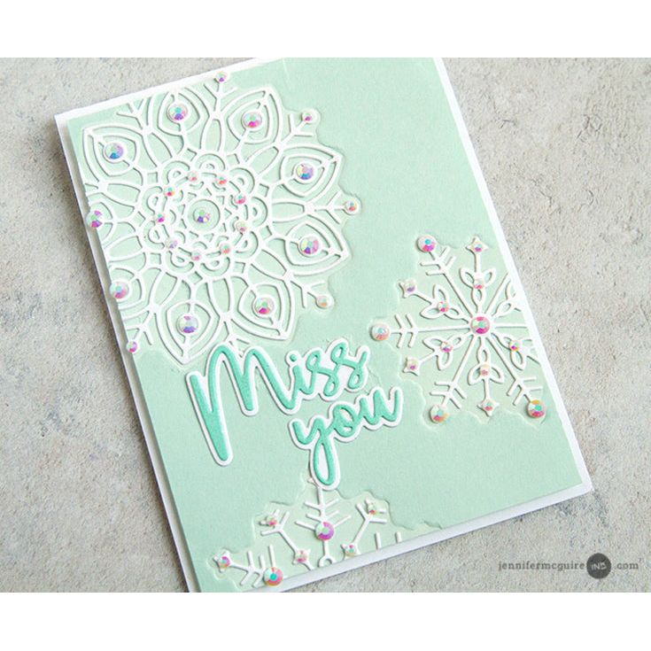 Simon Says Stamp! Simon Says Stamp SCRIPT MISS YOU Shadow Wafer Dies sssd111751