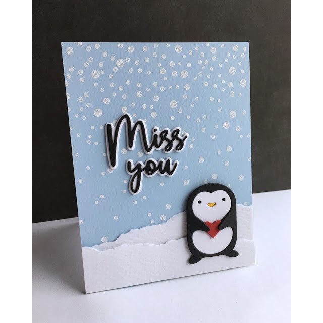 Simon Says Stamp! Simon Says Stamp SCRIPT MISS YOU Shadow Wafer Dies sssd111751