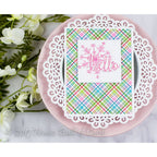 Simon Says Stamp! Simon Says Stamp SCRIPT HELLO Shadow Wafer Dies sssd111752