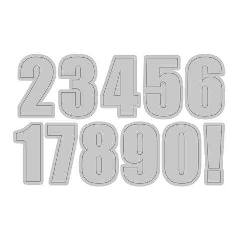 Simon Says Stamp! Altenew BOLD NUMERALS Die Set ALT1982