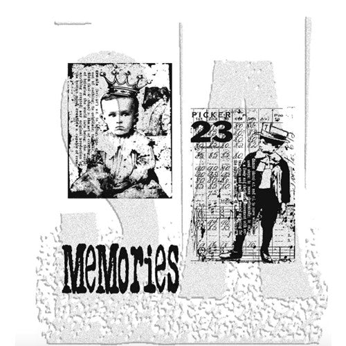 Simon Says Stamp! Tim Holtz Cling Rubber Stamps THE BOYS CMS019