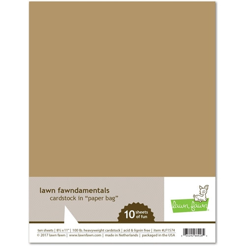 Simon Says Stamp! Lawn Fawn PAPER BAG Cardstock LF1574