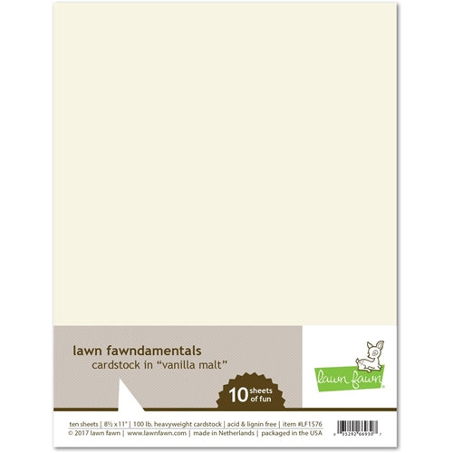 Simon Says Stamp! Lawn Fawn VANILLA MALT Cardstock LF1576