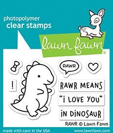 Simon Says Stamp! Lawn Fawn RAWR Clear Stamps LF1555