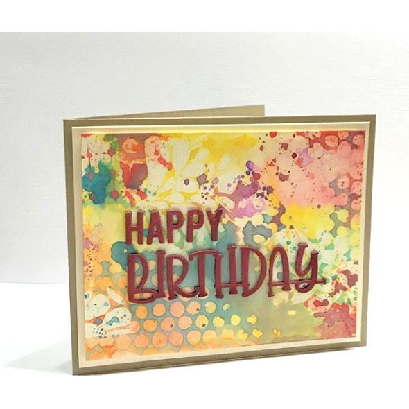 Simon Says Stamp! Simon Says Stamp HAPPY BIRTHDAY Wafer Dies sssd111778