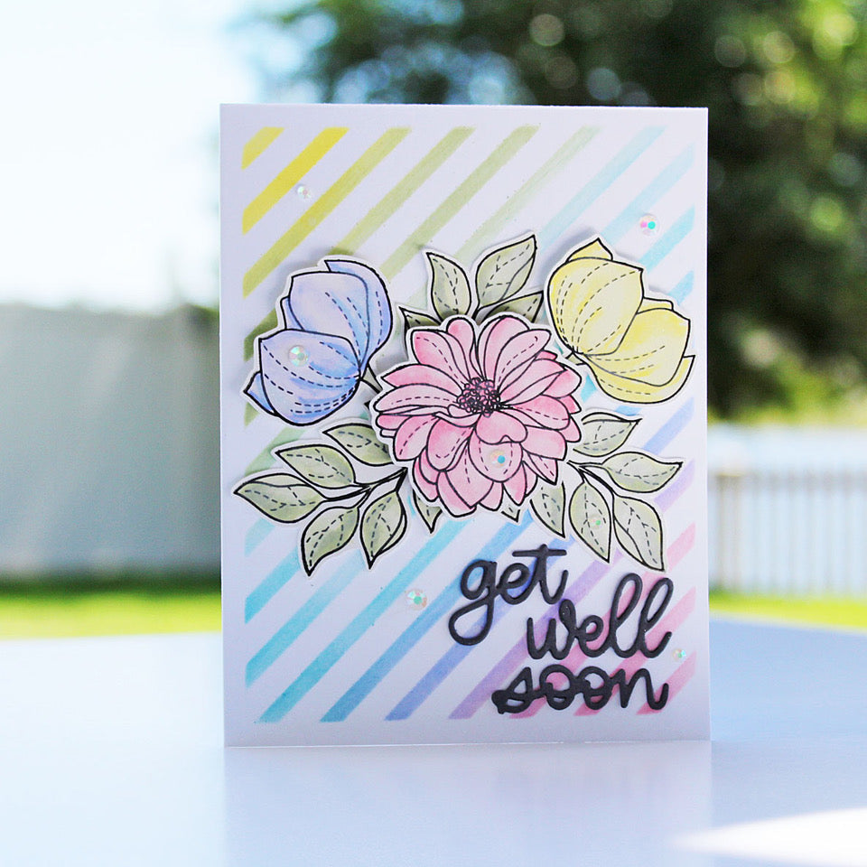 Simon Says Stamp! Simon Says Stamp GET WELL SOON Wafer Dies sssd111783