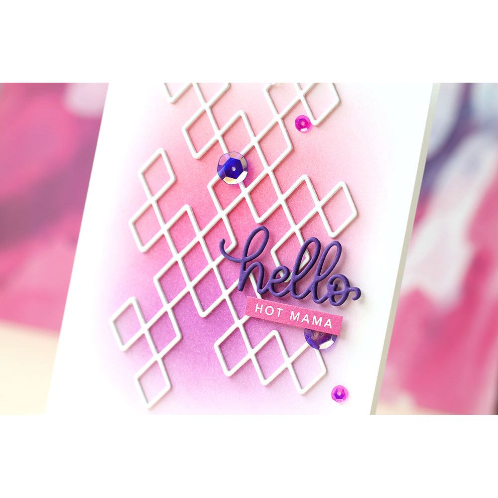 Simon Says Stamp! Simon Says Stamp HELLO BEAUTIFUL GORGEOUS Wafer Dies sssd111784