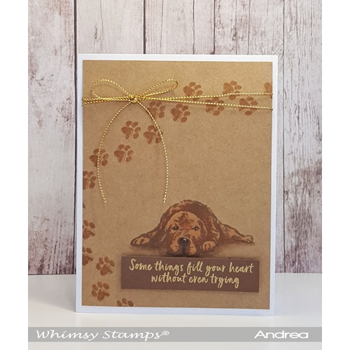 Simon Says Stamp! Whimsy Stamps FILL MY HEART Clear Stamps cwsd259