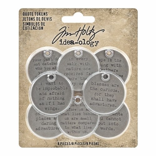 Simon Says Stamp! Tim Holtz Idea-ology QUOTE TOKENS th93691
