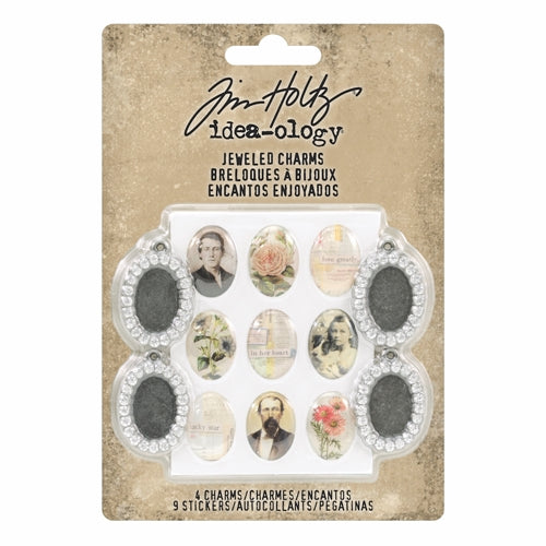 Simon Says Stamp! Tim Holtz Idea-ology JEWELED CHARMS th93697
