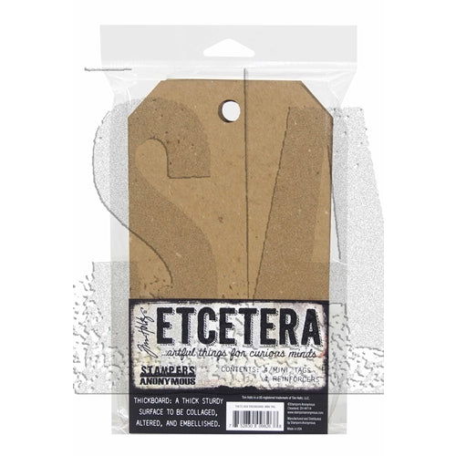 Simon Says Stamp! Tim Holtz Etcetera MINI TAG CHIPBOARD ETC004