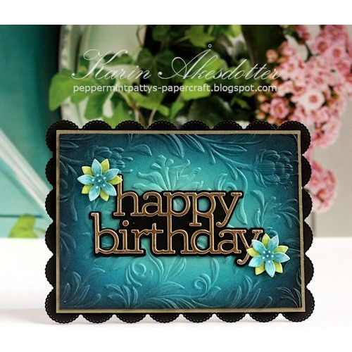 Simon Says Stamp! Tim Holtz Sizzix BOTANICAL 3D Embossing Folder 662716 | color-code:ALT3