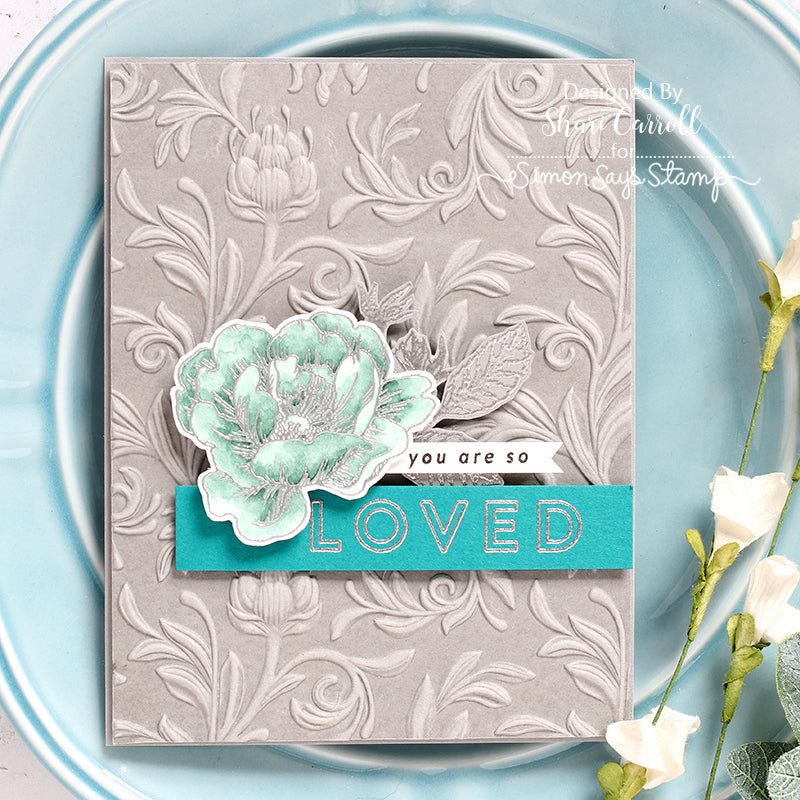 Simon Says Stamp! Tim Holtz Sizzix BOTANICAL 3D Embossing Folder 662716