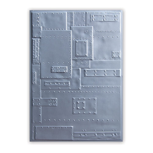 Simon Says Stamp! Tim Holtz Sizzix FOUNDRY 3D Embossing Folder 662717