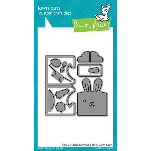 Simon Says Stamp! Lawn Fawn TINY GIFT BOX BUNNY ADD-ON Lawn Cuts LF1610