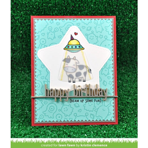 Simon Says Stamp! Lawn Fawn HAPPY BIRTHDAY LINE BORDER Lawn Cuts LF1615