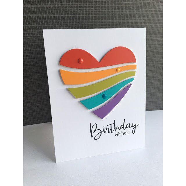 Simon Says Stamp! Simon Says Stamp STREAMING HEART Wafer Dies s530 Love