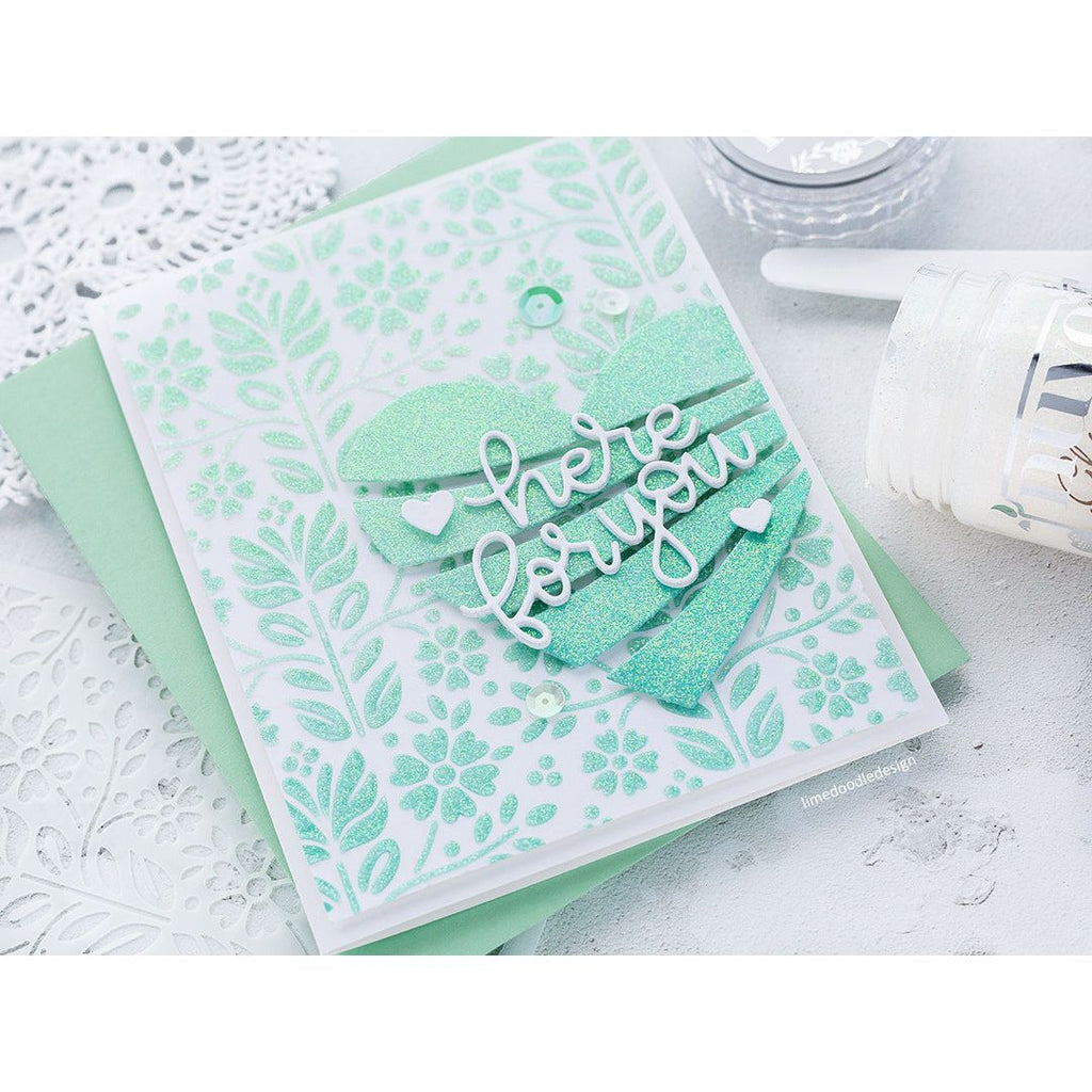 Simon Says Stamp! Simon Says Stamp STREAMING HEART Wafer Dies s530 Love