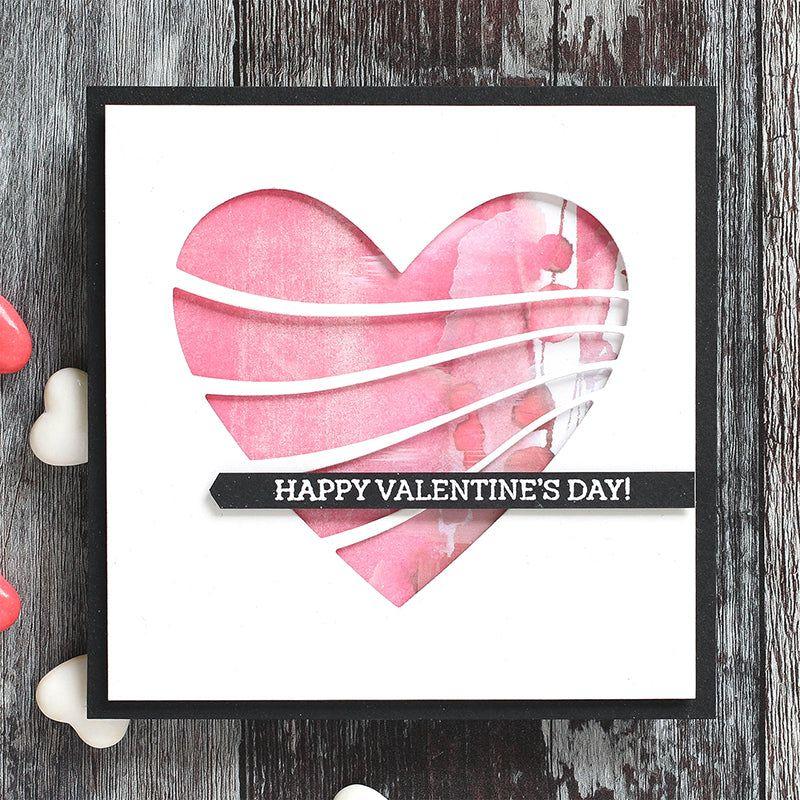 Simon Says Stamp! Simon Says Stamp STREAMING HEART Wafer Dies s530 Love