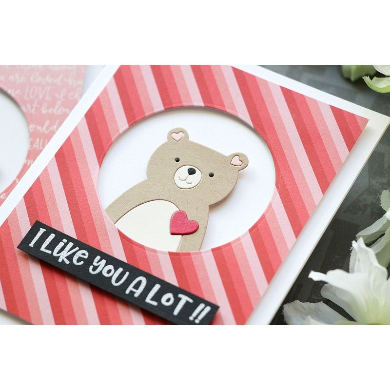 Simon Says Stamp! Simon Says Stamp PICTURE BOOK LOVE BEAR Wafer Dies s538 Love