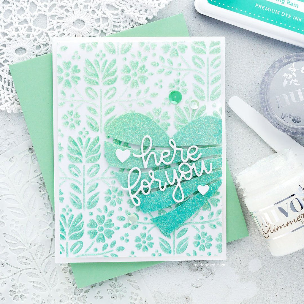 Simon Says Stamp! Simon Says Stamp Stencil FOLK DANCE ssst121413