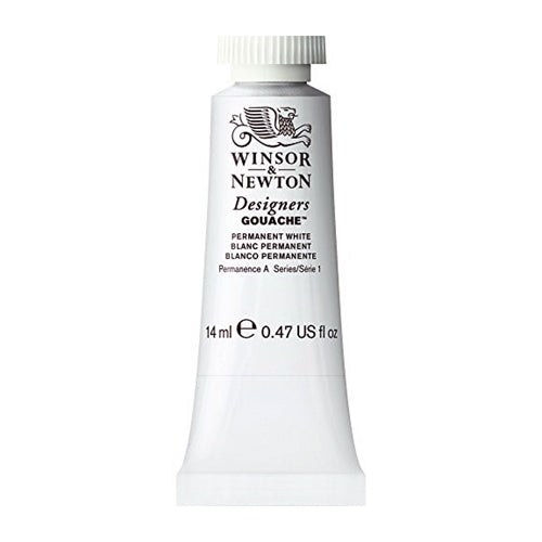 Simon Says Stamp! Winsor Newton PERMANENT WHITE 14ml GOUACHE 0605512