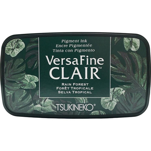 Simon Says Stamp! Tsukineko VersaFine Clair RAIN FOREST Ink Pad vfcla551