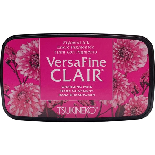 Simon Says Stamp! Tsukineko VersaFine Clair CHARMING PINK Ink Pad vfcla801