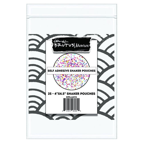 Simon Says Stamp! Brutus Monroe 4x4.5 SHAKER POUCHES 25 Pack bru4899