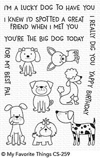 Simon Says Stamp! My Favorite Things CANINE COMPANIONS Clear Stamps CS259