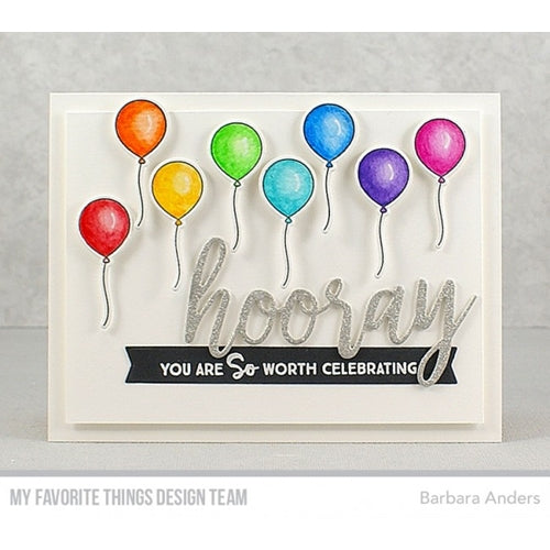 Simon Says Stamp! My Favorite Things ANYTHING BUT BASIC BIRTHDAY WISHES Clear Stamps CS274