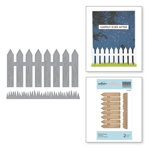Simon Says Stamp! S3 320 Spellbinders PICKET FENCE Etched Dies