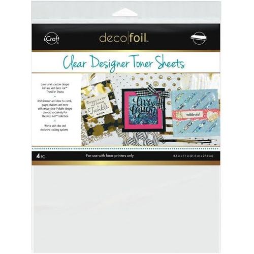 Simon Says Stamp! Therm O Web CLEAR Deco Foil Designer Toner Sheets 5511