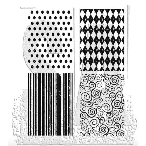 Simon Says Stamp! Tim Holtz Cling Rubber Stamps TINY TEXTURES Background CMS042