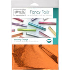 Simon Says Stamp! Therm O Web Gina K Designs DAZZLING ORANGE HOLOGRAPHIC Fancy Foils Deco Foil 18070